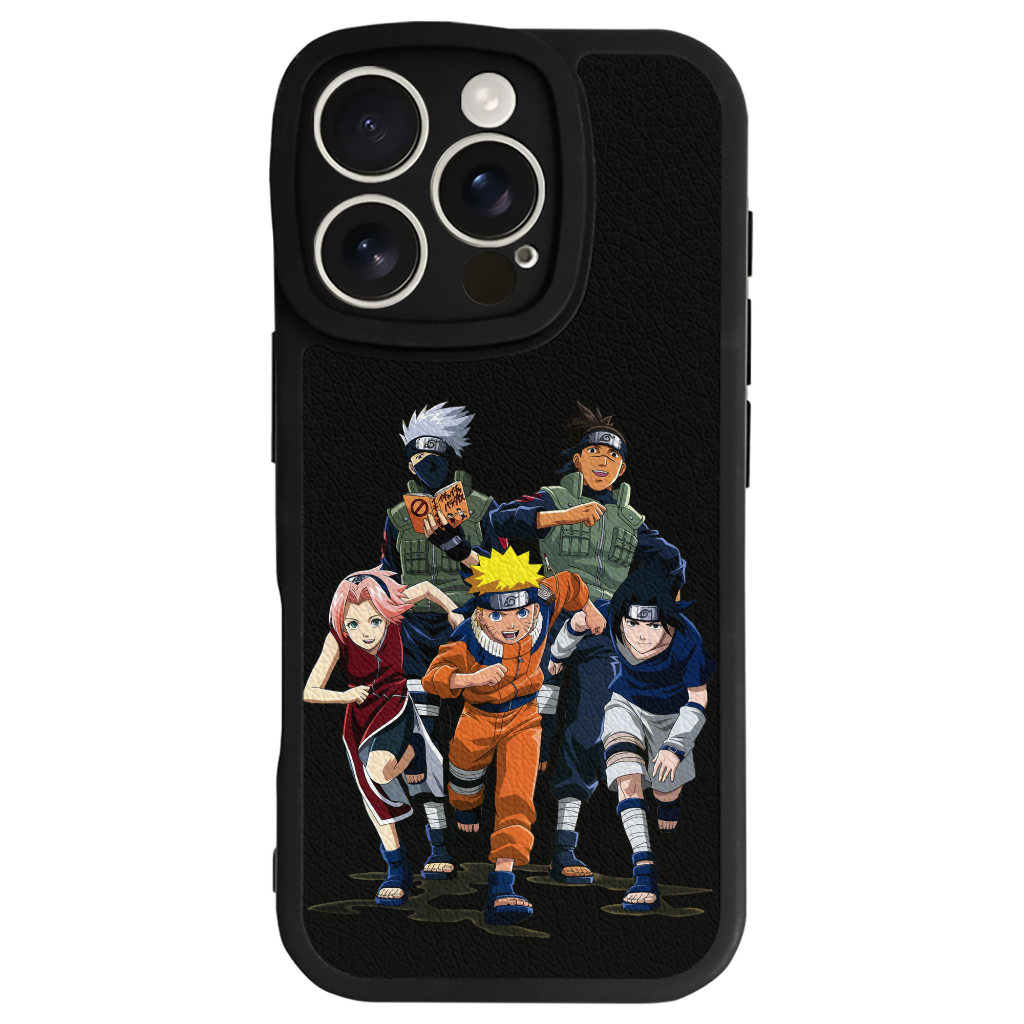 （画像用） NARUTO -ナルト- うずまき ナルト Uzumaki Naruto 【iPhone 16シリーズ対応】シリコンスマホケース（レザー調） 材質：シリコン